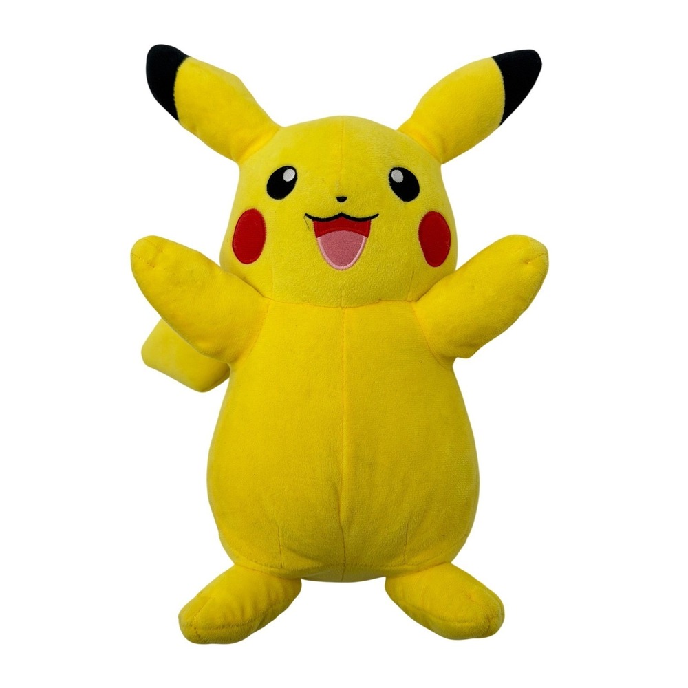 Pokémon Pikachu Plush Toy 2019 Wicked Cool Toys 13" Stuffed with Lights